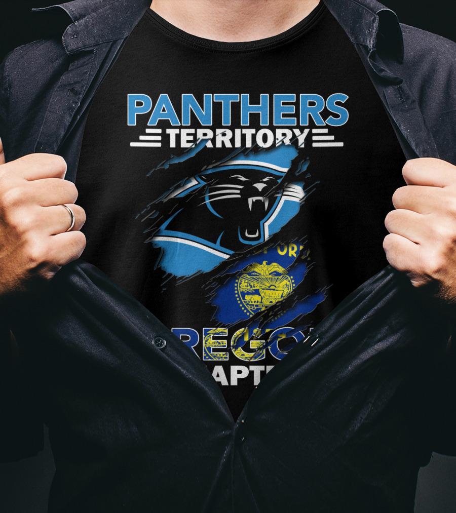 Panthers Territory Oregon Chapter Football T-Shirt