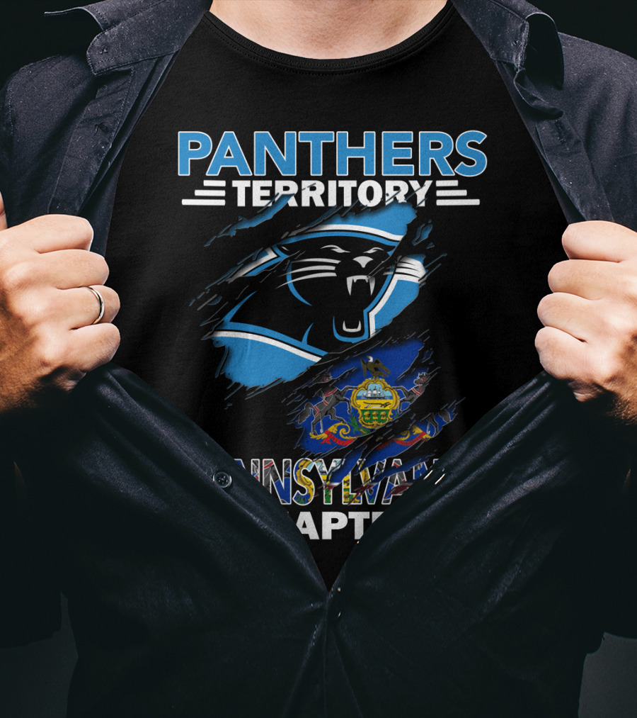Panthers Territory Pennsylvania Chapter NFL Football Fan T-Shirt