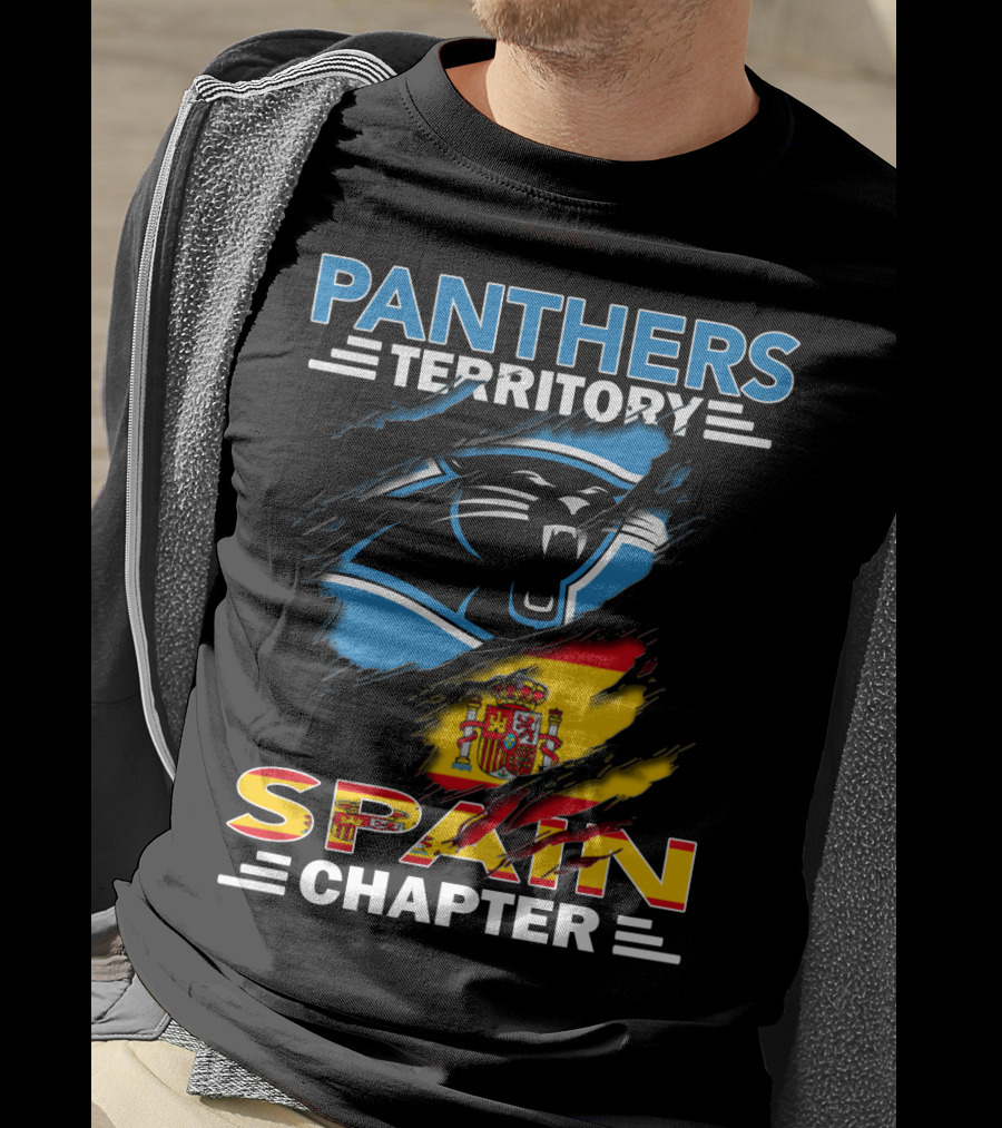 Panthers Territory Spain Chapter Flag T-Shirt