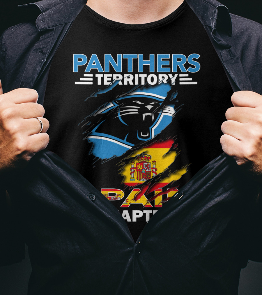 Panthers Territory Spain Chapter Flag T-Shirt