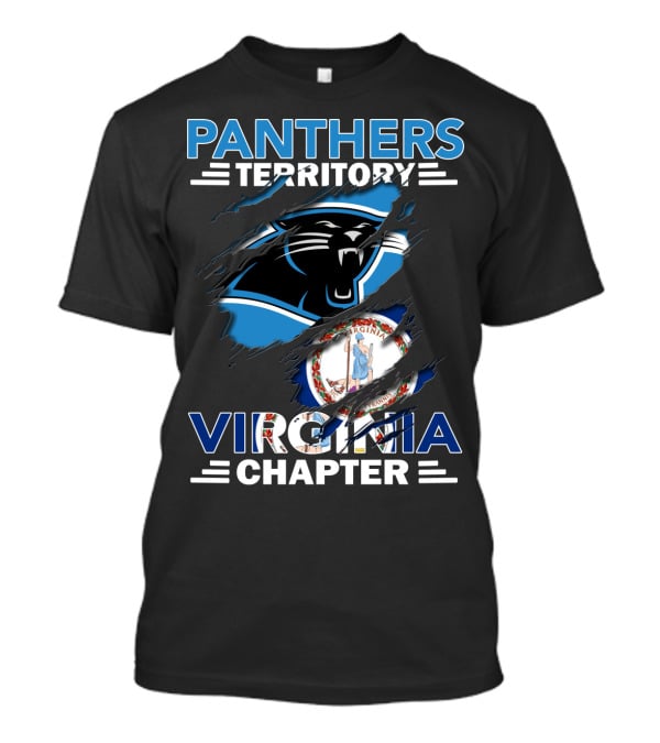 Panthers Territory Virginia Chapter Carolina Panthers Fan Club T-Shirt