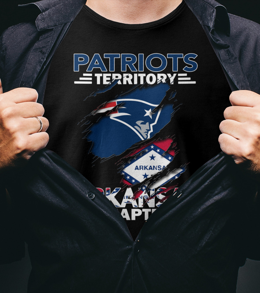 Patriots Territory Arkansas Chapter Arkansas Flag T-Shirt