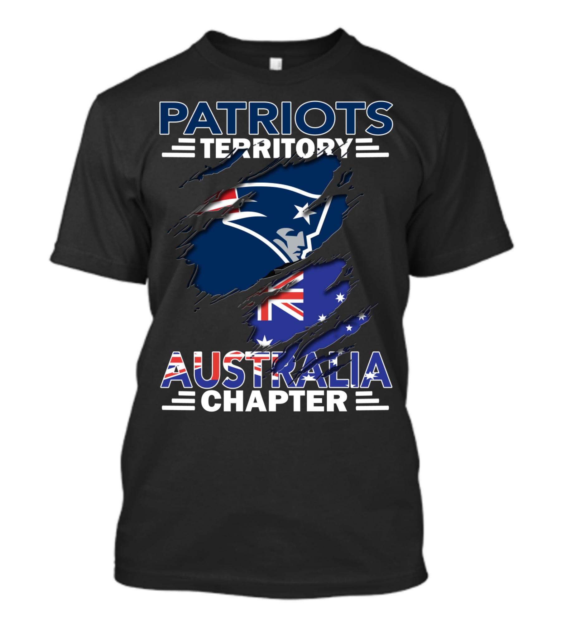 Patriots Territory Australia Chapter Flag T-Shirt