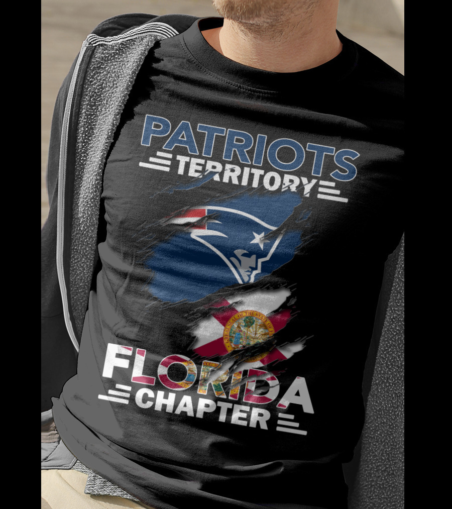 Patriots Territory Florida Chapter Flag Logo Inspired T-Shirt
