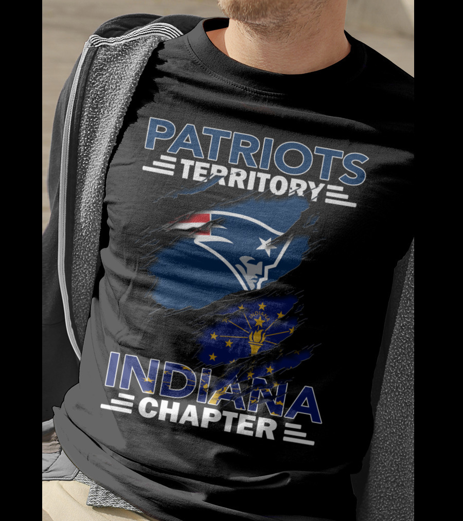 Patriots Territory Indiana Chapter New England Patriots Fan Club T-Shirt