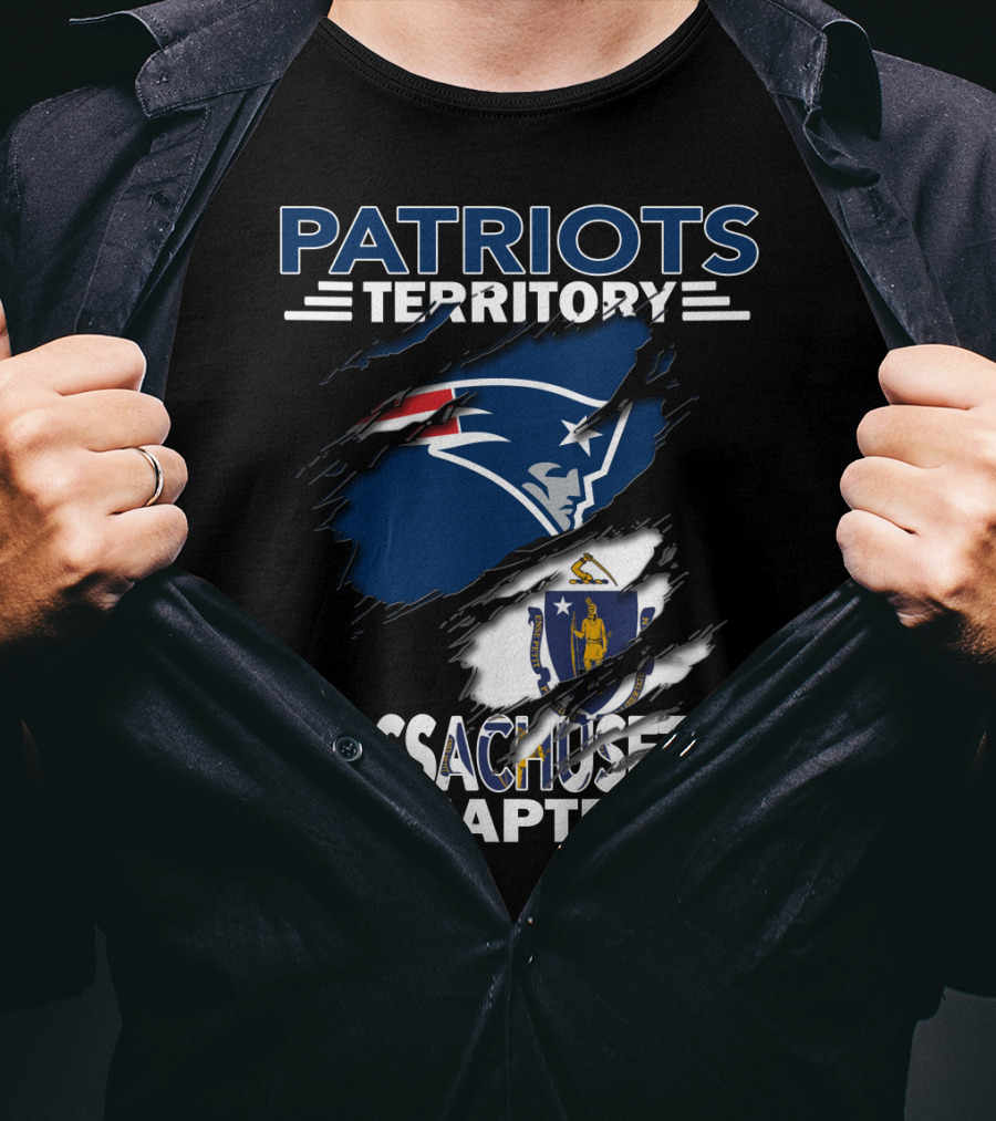 Patriots Territory Massachusetts Chapter New England Football Fan Gear T-Shirt