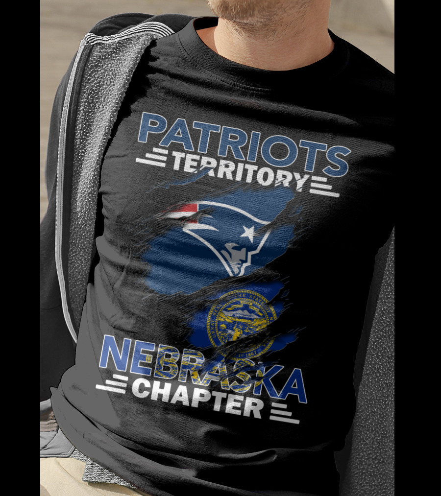 Patriots Territory Nebraska Chapter Logo With State Seal And Iconic Emblem T-Shirt