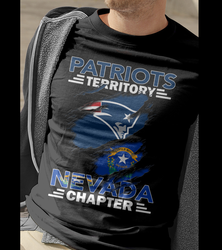 Patriots Territory Nevada Chapter Battle Born Flag T-Shirt