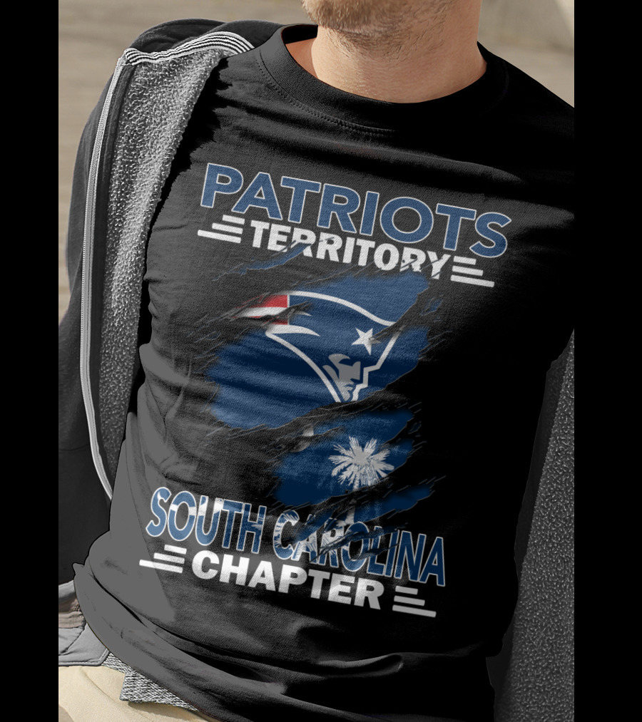 Patriots Territory South Carolina Chapter Pullover With Iconic Team Logo And State Flag Elements T-Shirt