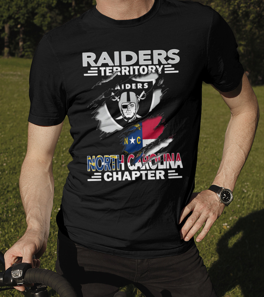 Raiders Territory North Carolina Chapter Flag T-Shirt