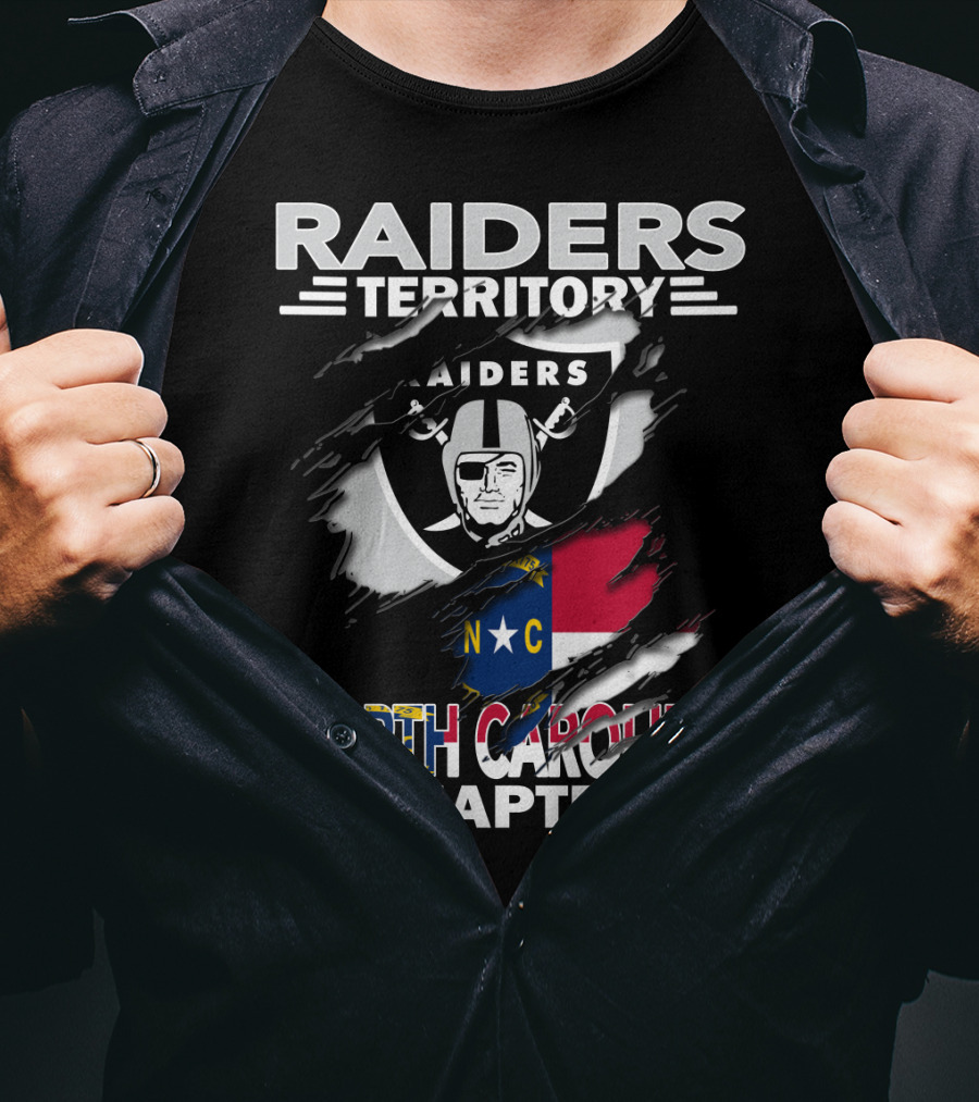 Raiders Territory North Carolina Chapter Flag T-Shirt