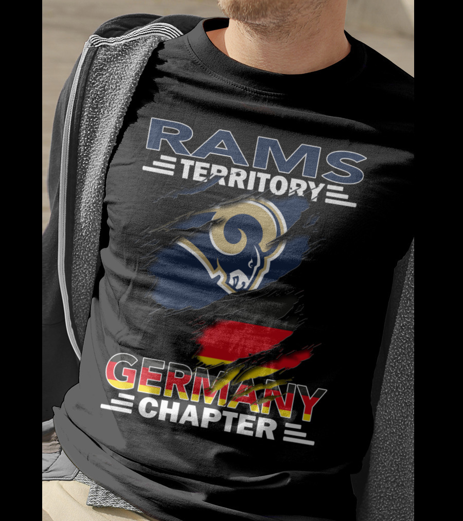 Rams Territory Germany Chapter Flag T-Shirt