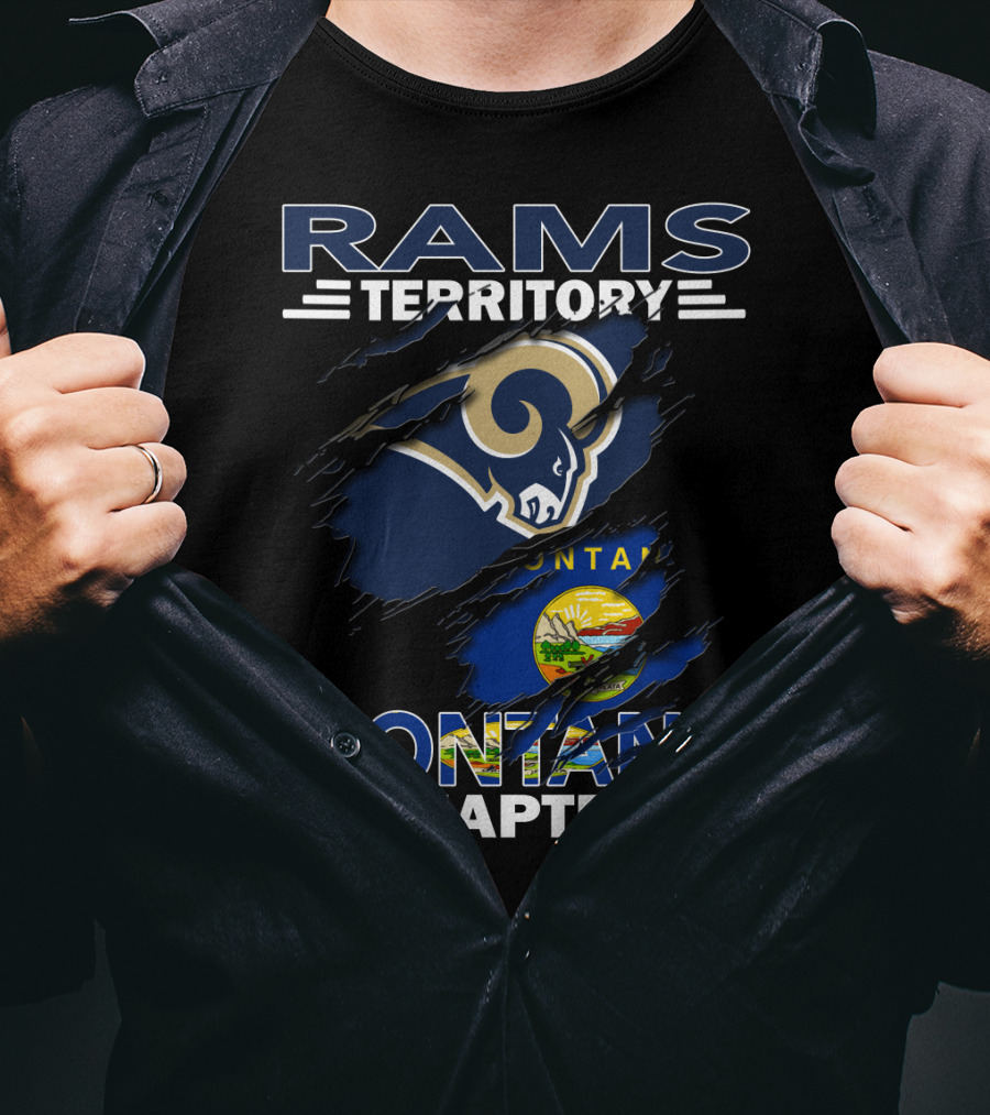 Rams Territory Montana Chapter NFL Team Fans T-Shirt