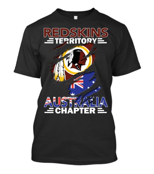 Redskins Territory Australia Chapter Flag T-Shirt