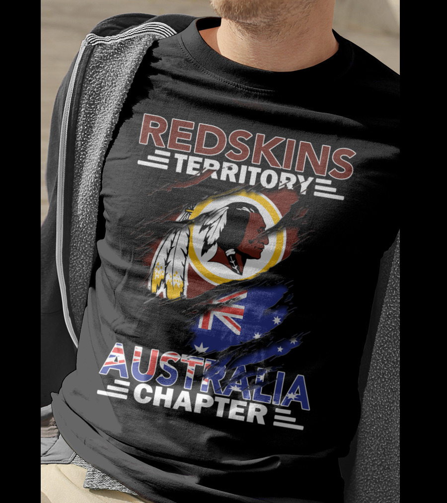 Redskins Territory Australia Chapter Flag T-Shirt