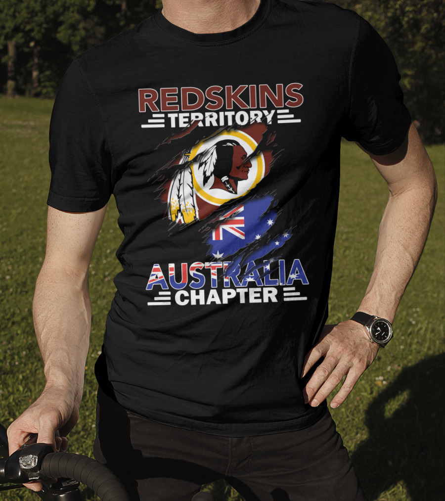 Redskins Territory Australia Chapter Flag T-Shirt