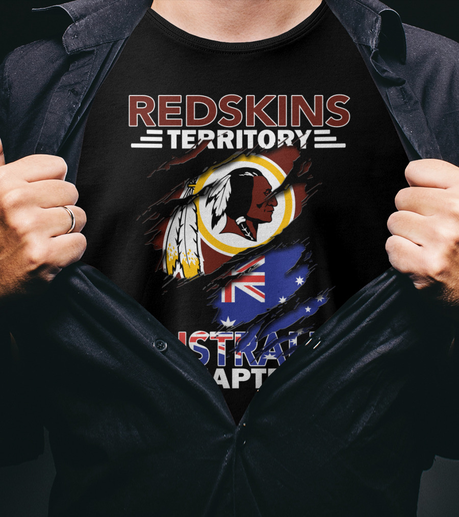 Redskins Territory Australia Chapter Flag T-Shirt