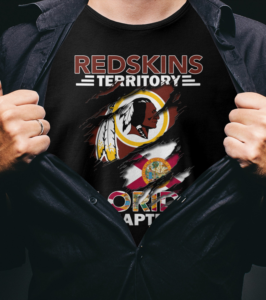 Redskins Territory Florida Chapter Washington Football Team Fan Base T-Shirt