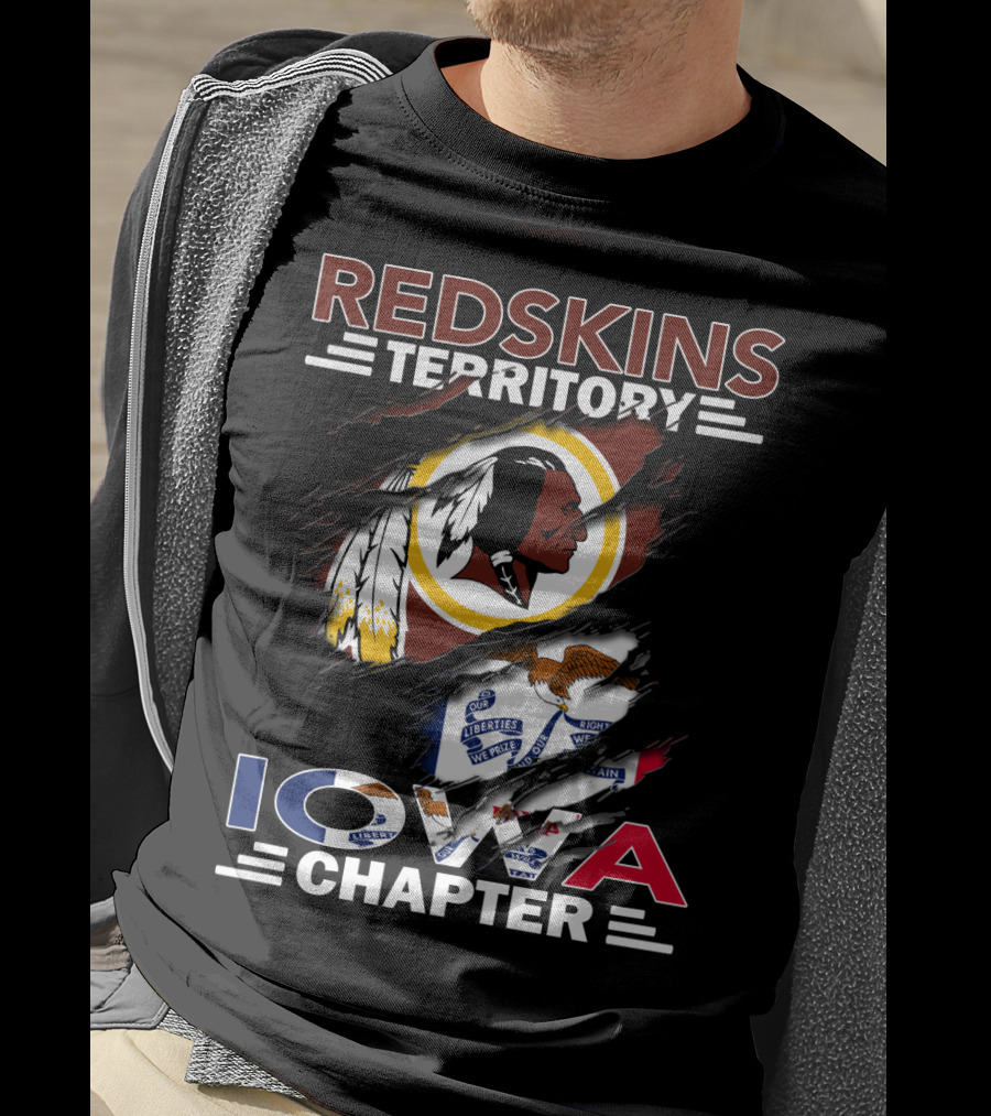 Redskins Territory Iowa Chapter Football Fan Community T-Shirt
