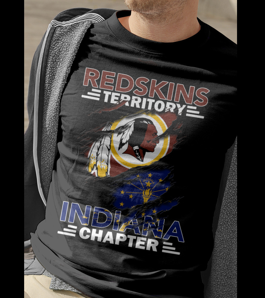 Redskins Territory Indiana Chapter Nfl Fan Community Banner T-Shirt
