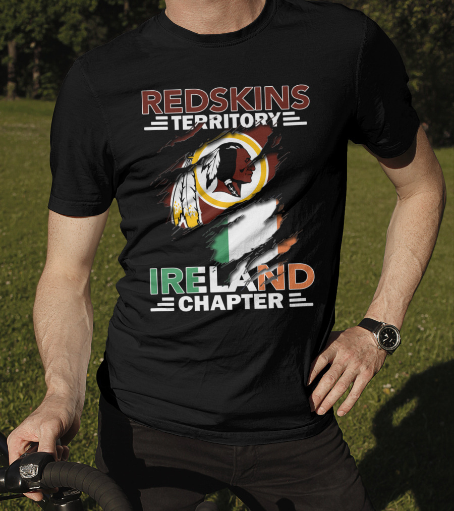Redskins Territory Ireland Chapter Flag Symbolism T-Shirt