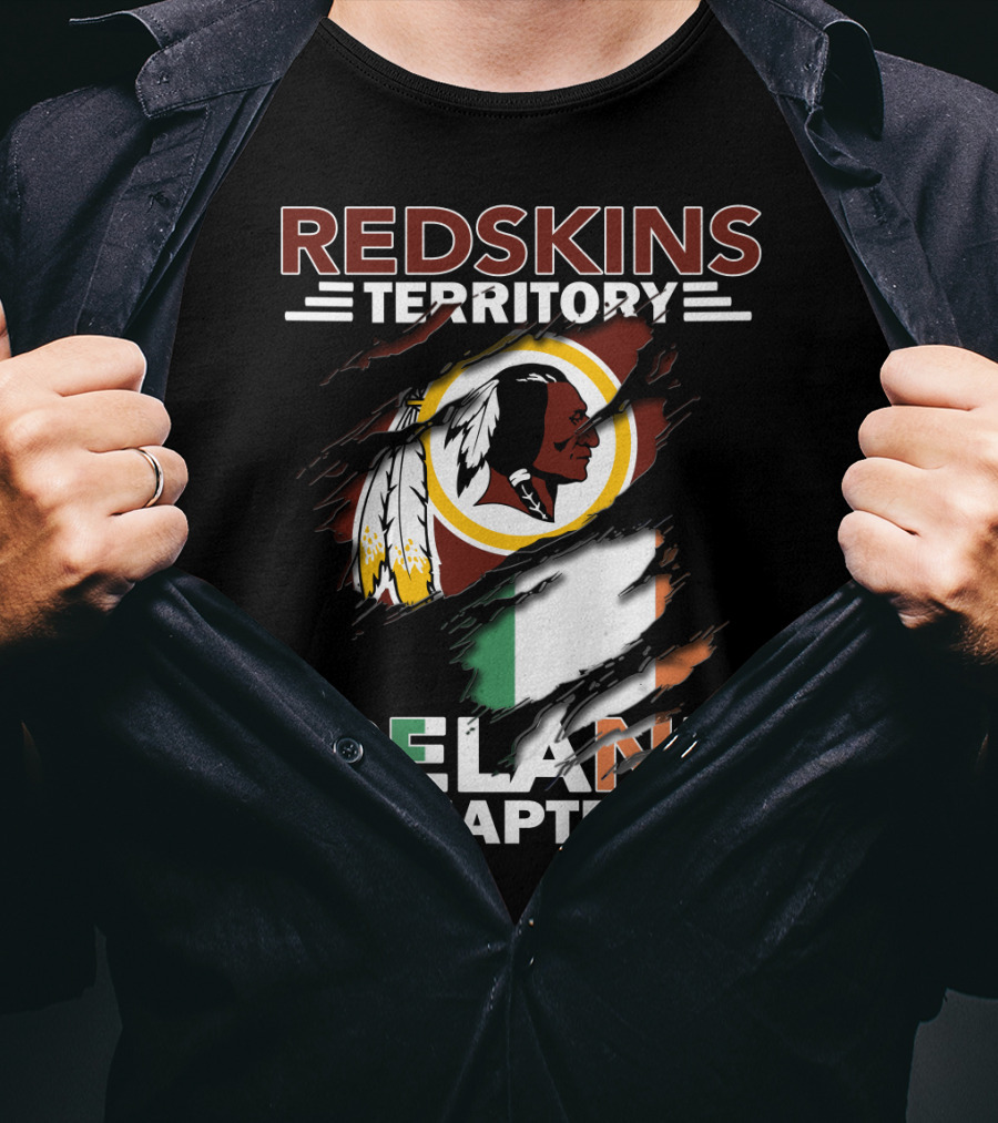 Redskins Territory Ireland Chapter Flag Symbolism T-Shirt