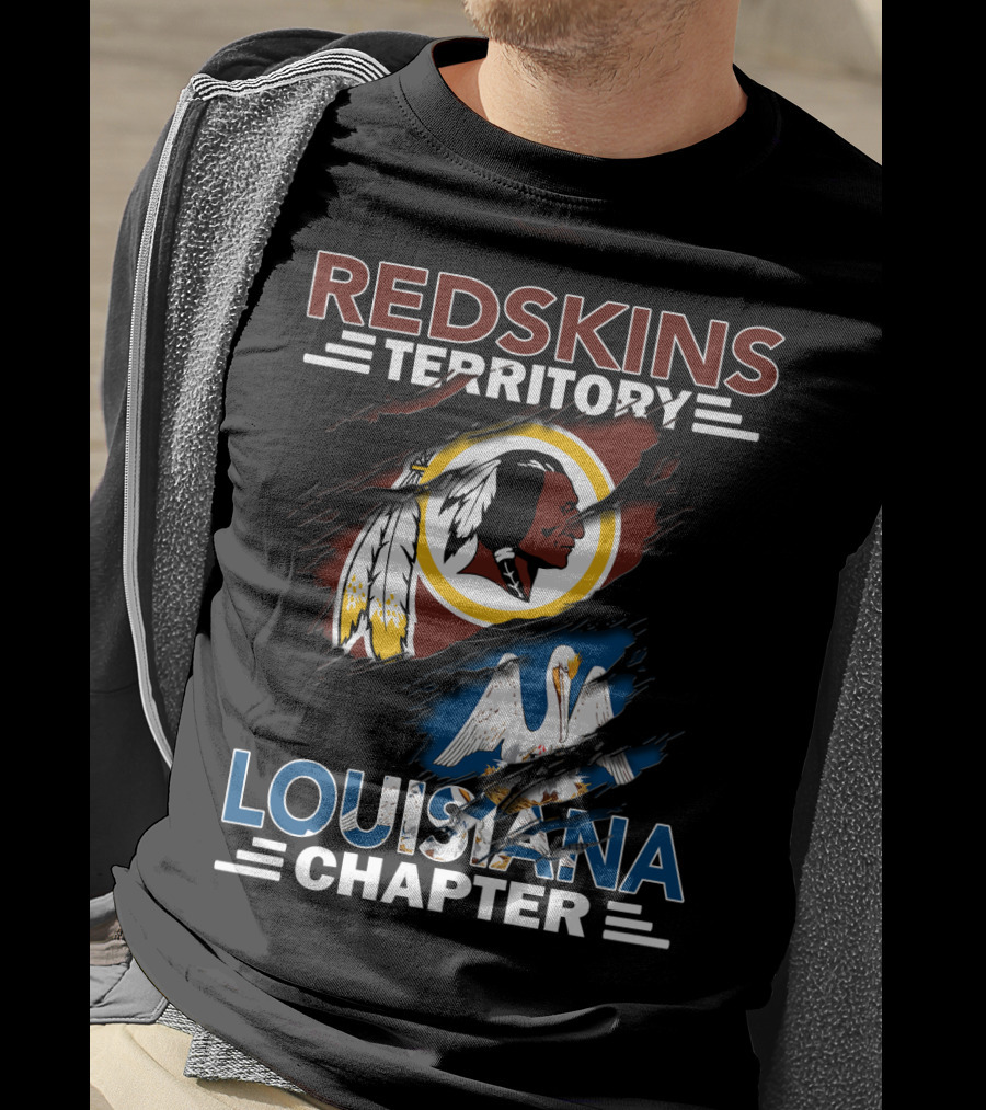 Redskins Territory Louisiana Chapter State Pride T-Shirt