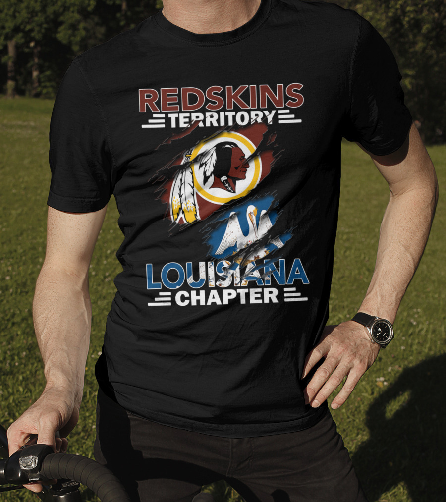 Redskins Territory Louisiana Chapter State Pride T-Shirt