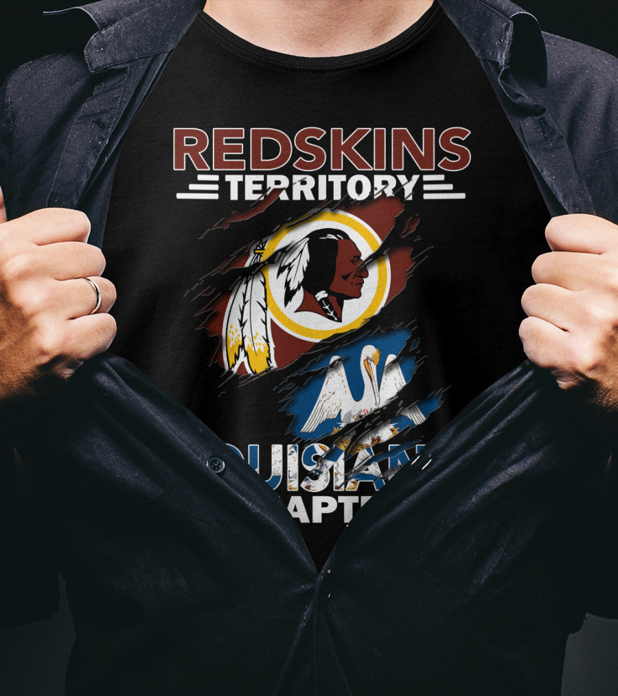 Redskins Territory Louisiana Chapter State Pride T-Shirt