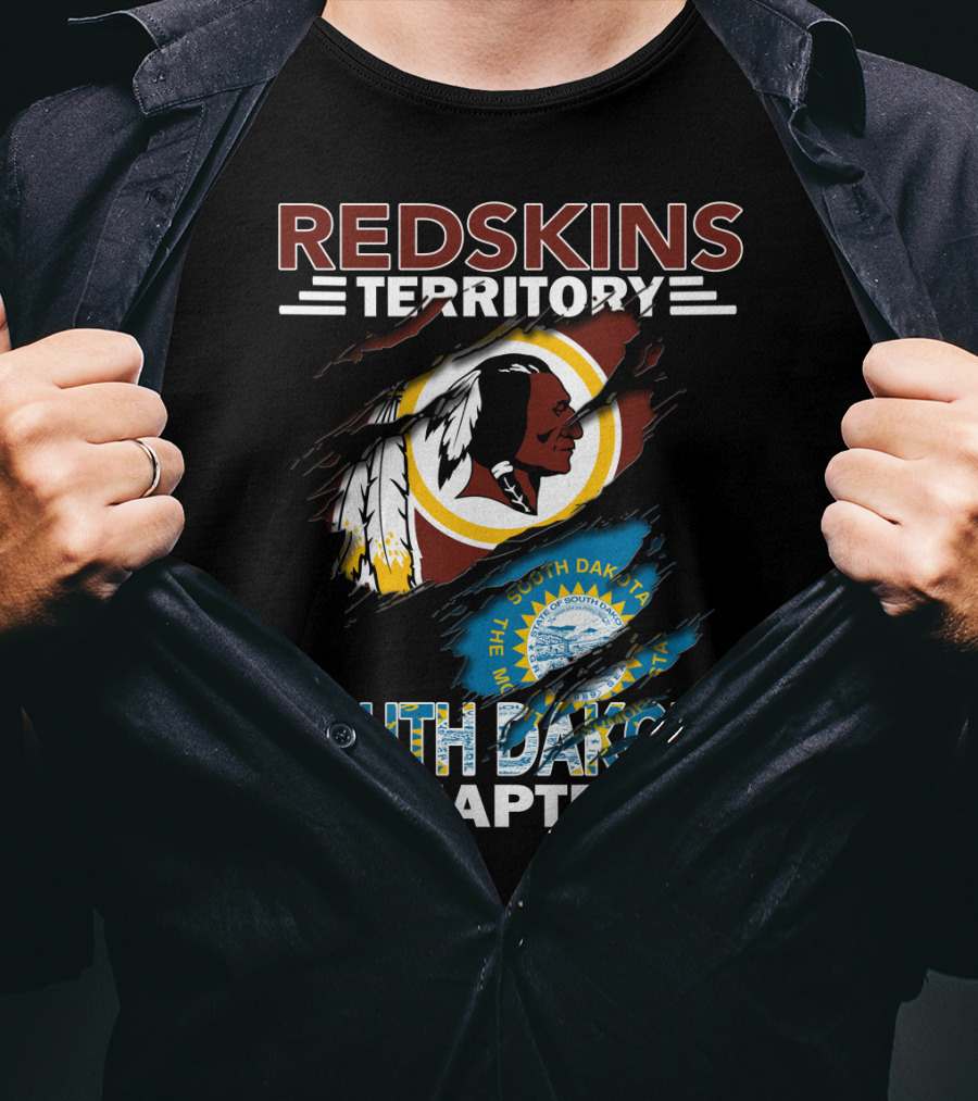 Redskins Territory South Dakota Chapter American Football Fan Community T-Shirt