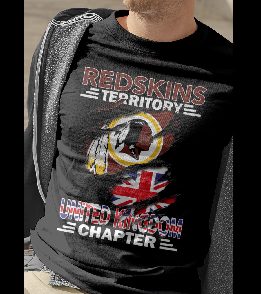 Redskins Territory United Kingdom Chapter Union Jack T-Shirt
