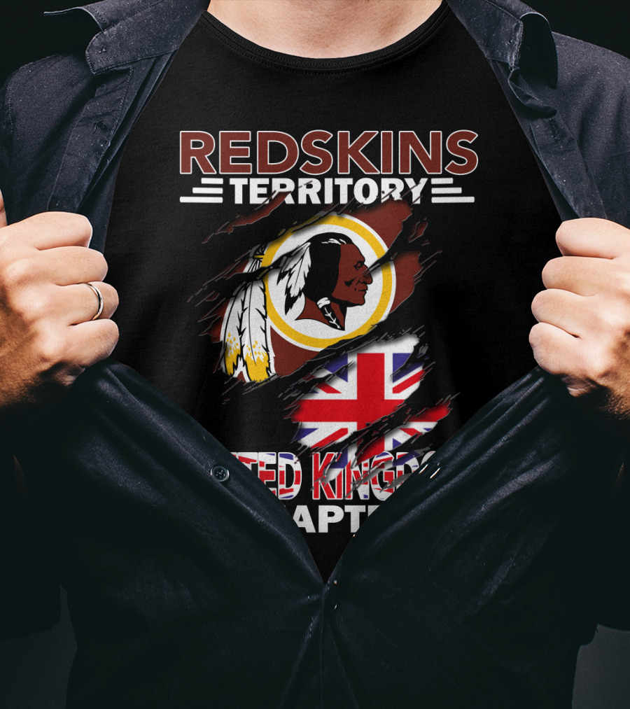 Redskins Territory United Kingdom Chapter Union Jack T-Shirt