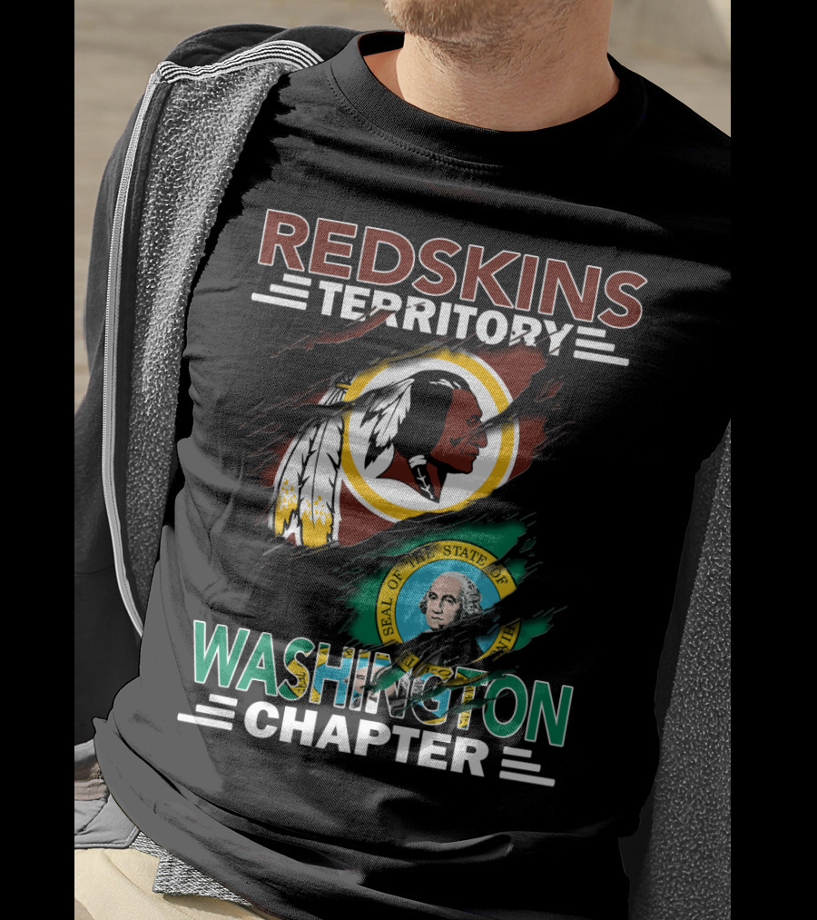 Redskins Territory Washington Chapter Seal Of The State Of Washington T-Shirt