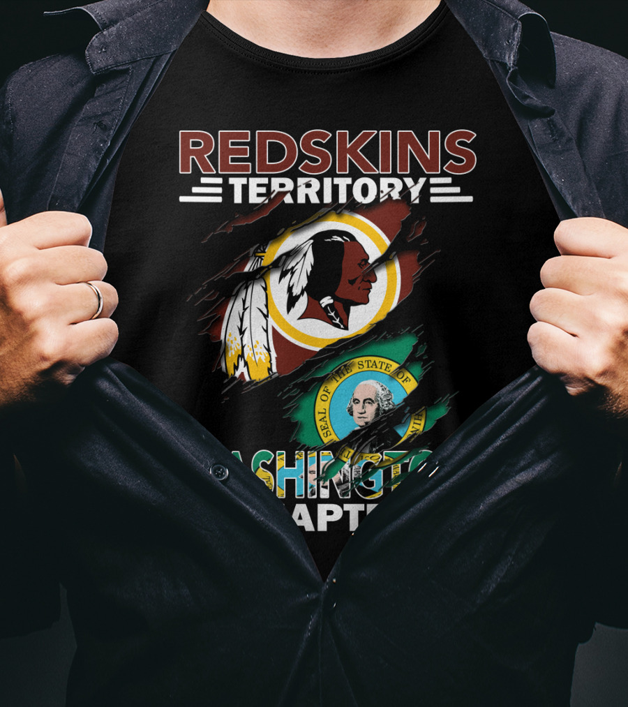 Redskins Territory Washington Chapter Seal Of The State Of Washington T-Shirt
