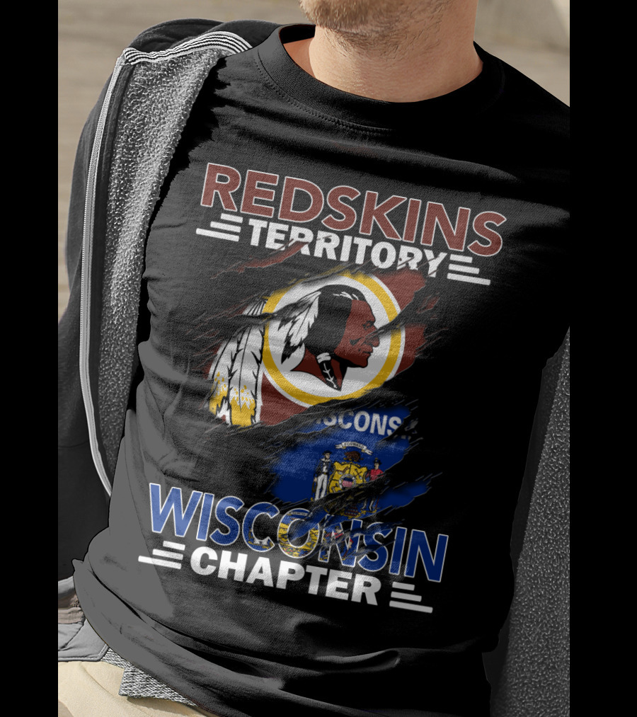 Redskins Territory Wisconsin Chapter Flag T-Shirt