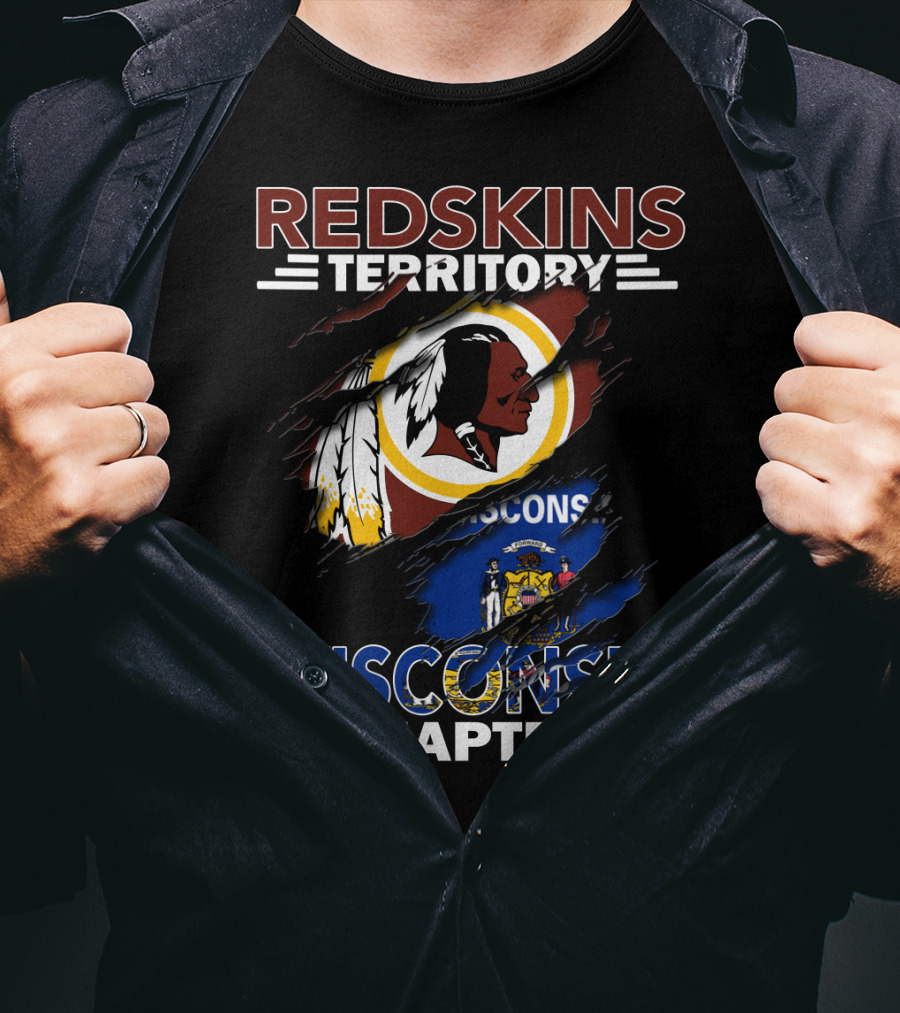 Redskins Territory Wisconsin Chapter Flag T-Shirt