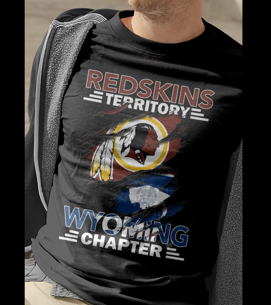Redskins Territory Wyoming Chapter Flag T-Shirt