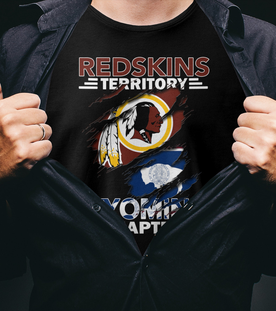 Redskins Territory Wyoming Chapter Flag T-Shirt