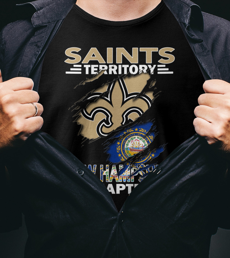 New Hampshire Chapter Saints Territory Fleur-de-lis T-Shirt