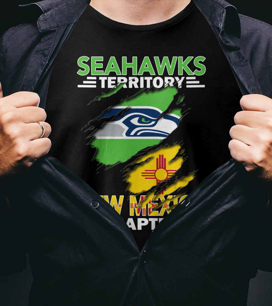 Seahawks Territory New Mexico Chapter Football Fan Zone T-Shirt