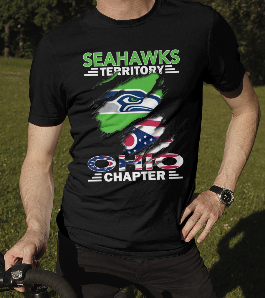Seahawks Territory Ohio Chapter Flag T-Shirt