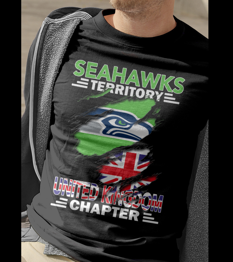 Seahawks Territory United Kingdom Chapter Flag T-Shirt