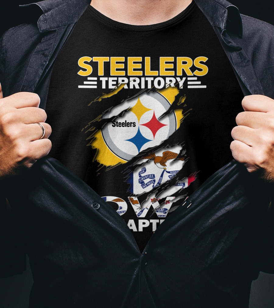 Steelers Territory Iowa Chapter Fanbase T-Shirt
