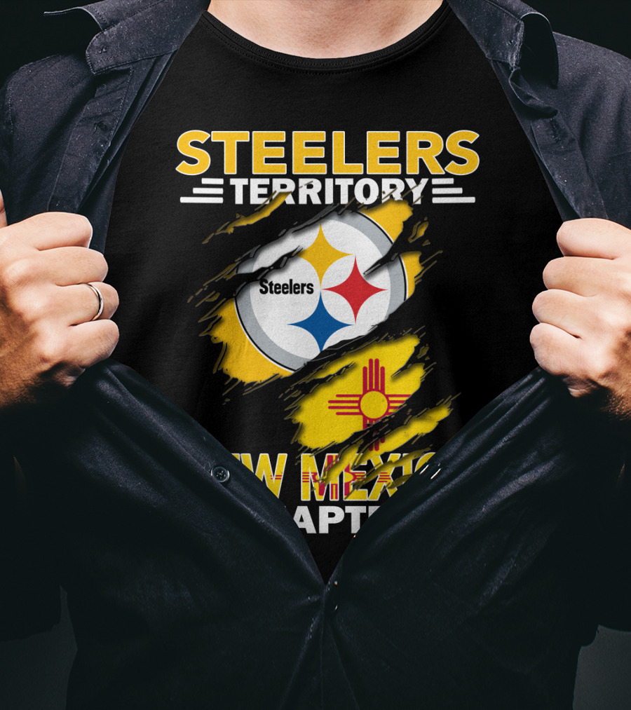 Steelers Territory New Mexico Chapter Steelers Symbol Zia Sun T-Shirt