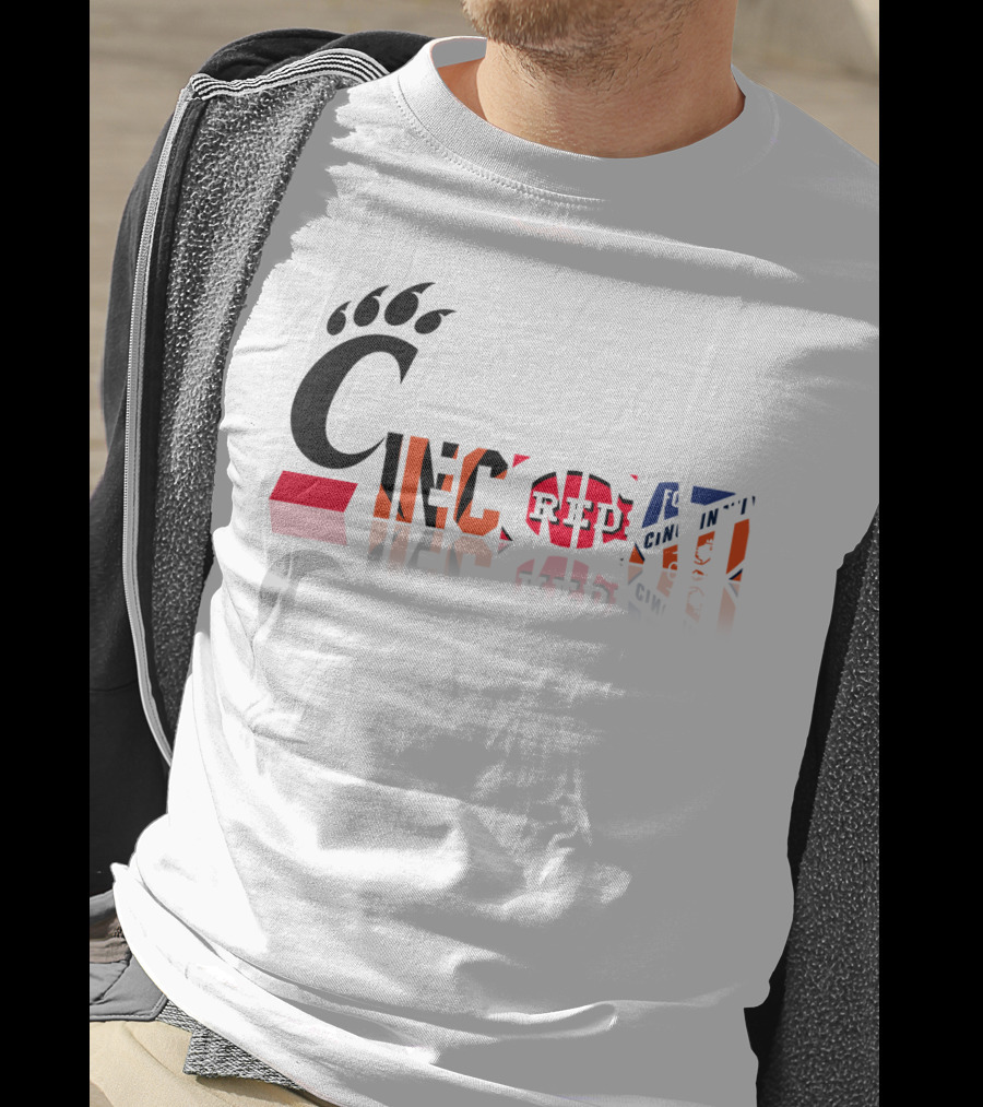 Cincinnati Bearcats Reds Bengals FC Cincinnati T-Shirt