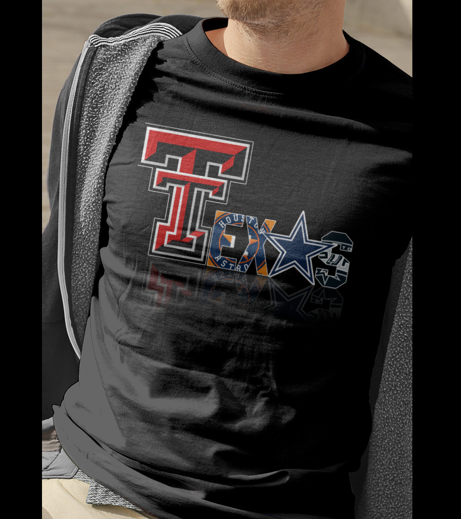 Texas Tech Cowboys Astros Spurs T-Shirt