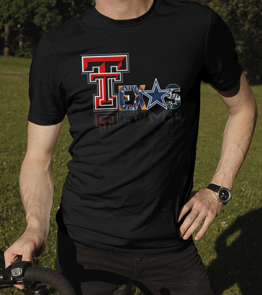 Texas Tech Cowboys Astros Spurs T-Shirt