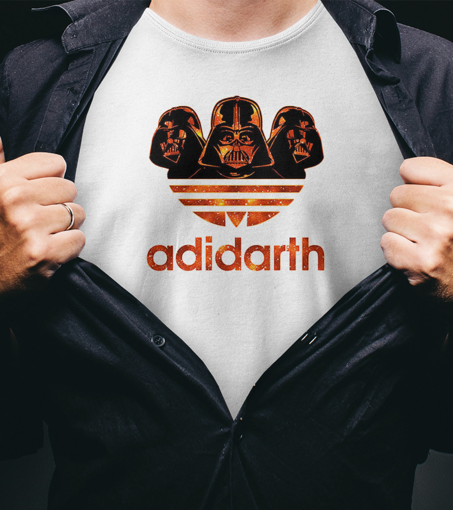 Adidarth Darth Vader Logo Orange Trio T-Shirt