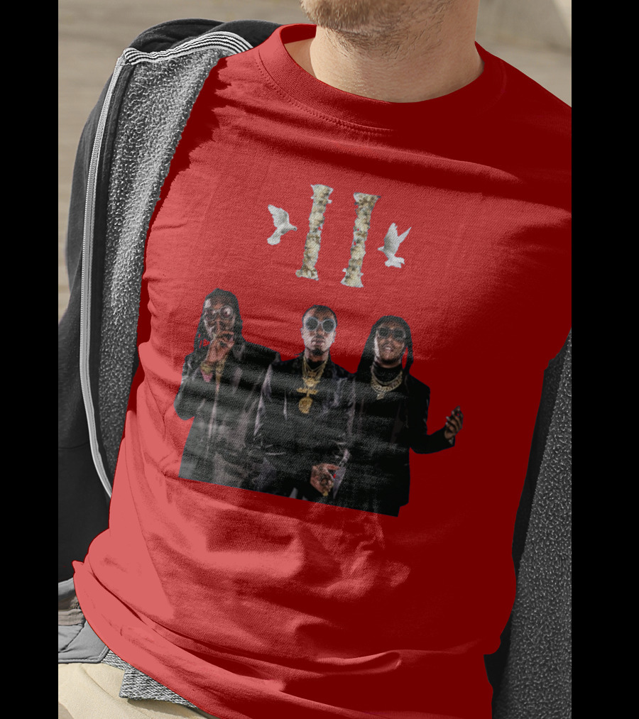 Migos Culture II Album Red Cover T-Shirt