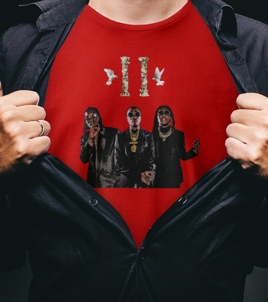 Migos Culture II Album Red Cover T-Shirt